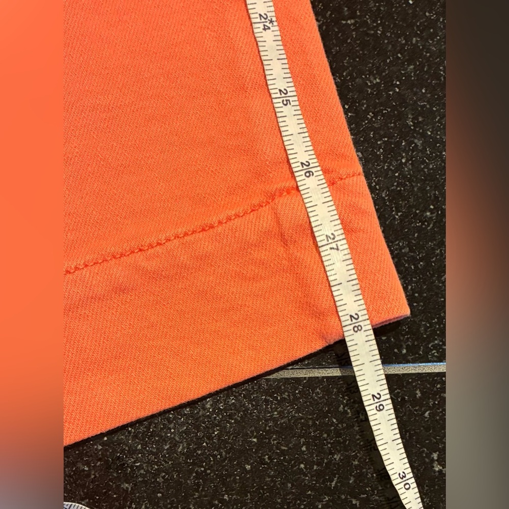 Anthropologie Pilcro Pants The Skipper Side Zip Wide Leg Coral SZ. 30 NWT - Picture 13 of 16